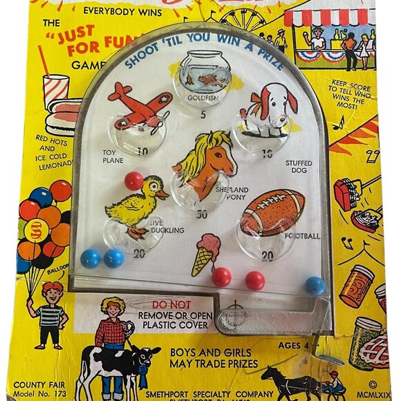 Vintage Pinball Game Trophy Hunt #172 & County Fair #173 Lot Of 2 1960's USA The - Picture 2 of 5